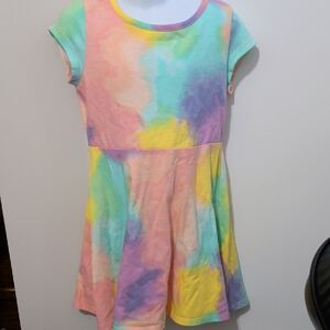 Cat & Jack Multicolor Tie-Dye Dress